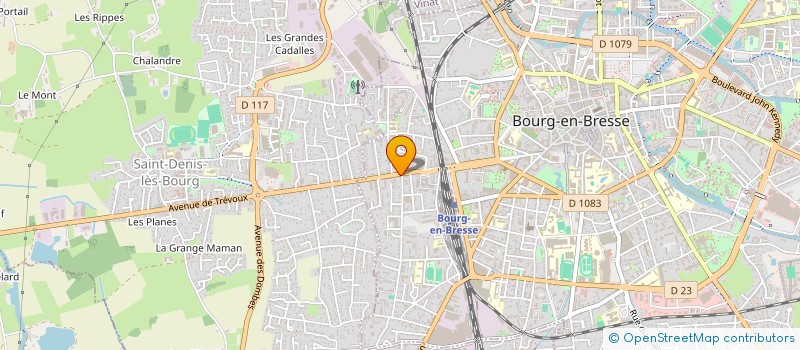 localisation de l'entreprise NOMADE PARTNERS à BOURG-EN-BRESSE
