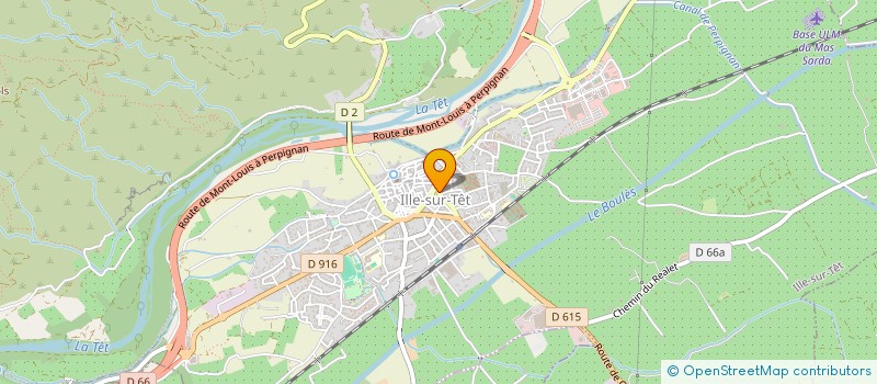 localisation de l'entreprise NOMADE PRESTIGE  ILLE-SUR-TET