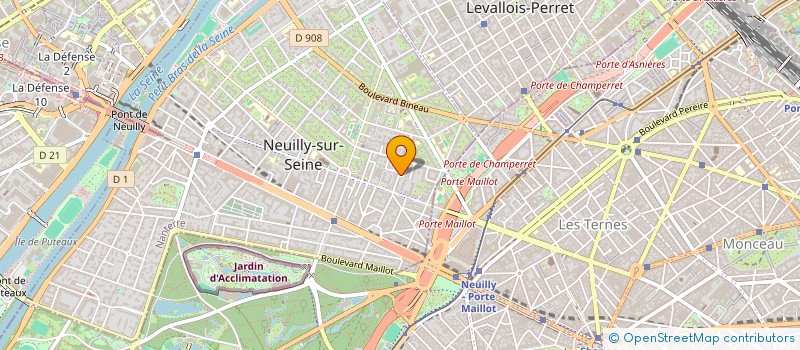localisation de l'entreprise NOMADE SERVICE à NEUILLY-SUR-SEINE