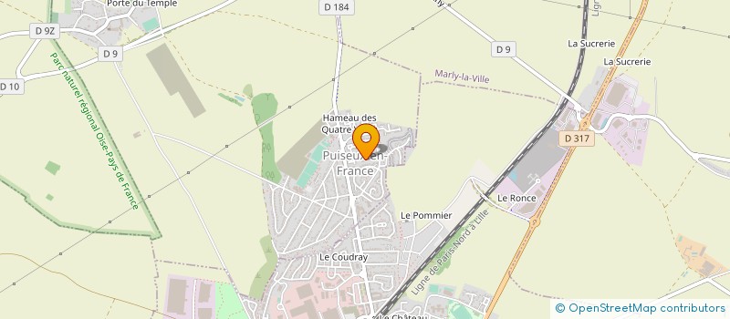 localisation de l'entreprise NOMADE TRANSPORT  PUISEUX-EN-FRANCE