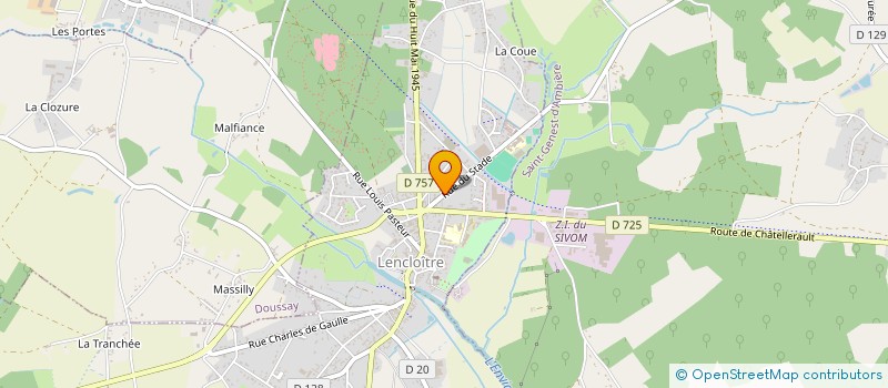 localisation de l'entreprise NOMADES 2 COEURS  SAINT-GENEST-D'AMBIERE