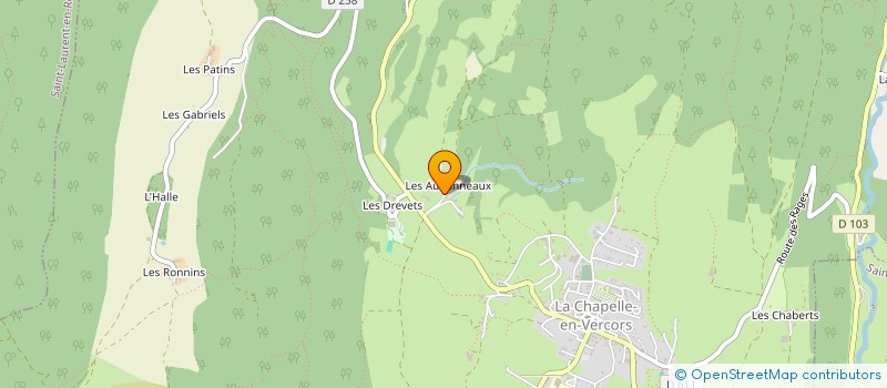 localisation de l'entreprise NOMADES à LA CHAPELLE-EN-VERCORS