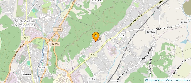 localisation de l'entreprise NOMADES  SAINT-PRIVAT-DES-VIEUX