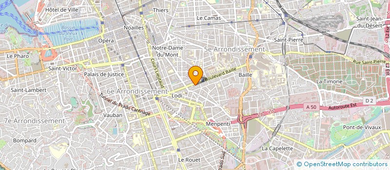 localisation de l'entreprise NOMADES COMMUNICATION à MARSEILLE