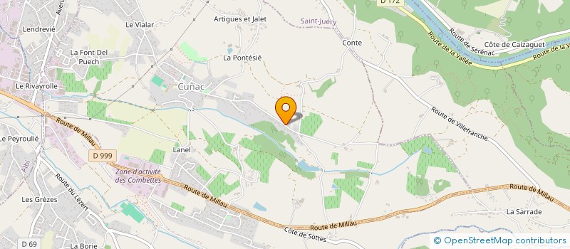 localisation de l'entreprise NOMADES DES SABLES  CUNAC