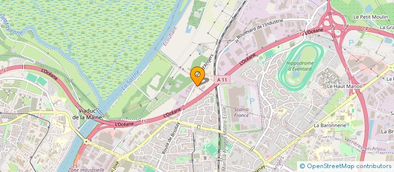 localisation de l'entreprise NOMADIA  ECOUFLANT