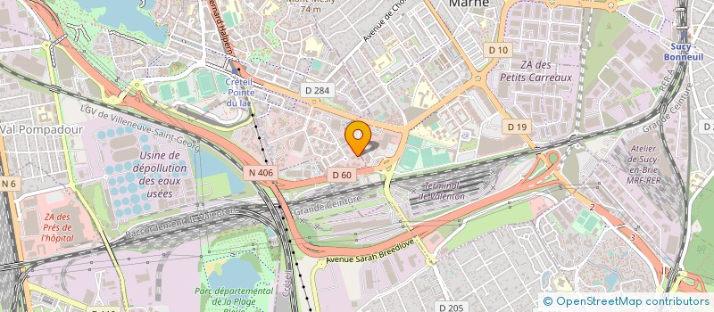 localisation de l'entreprise NOMADIA DELIVERY à CRETEIL