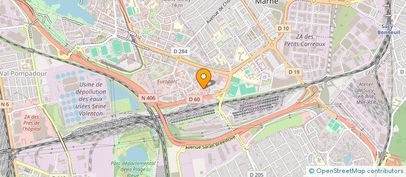 localisation de l'entreprise NOMADIA GROUP.  PARIS