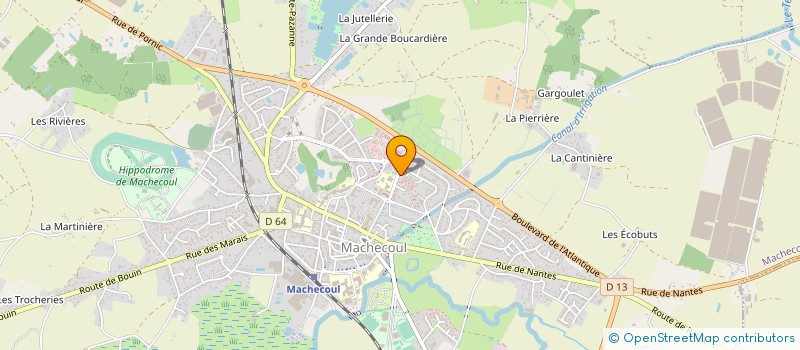 localisation de l'entreprise NOMADIS  MACHECOUL-SAINT-MEME