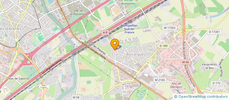localisation de l'entreprise NOMADIS INTERNATIONAL à LATTES