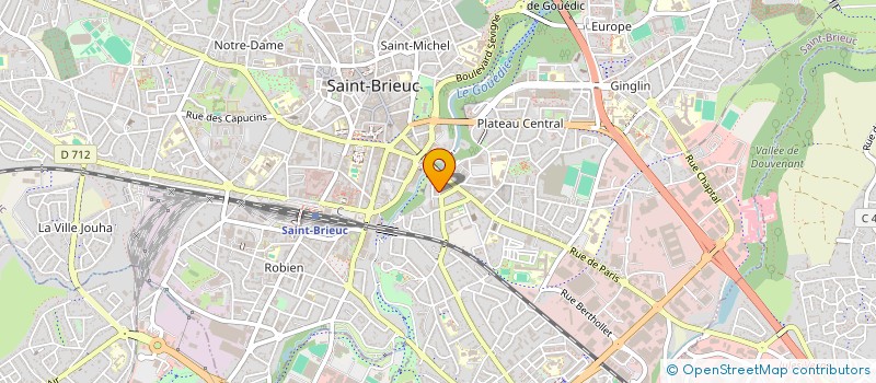 localisation de l'entreprise NOMADO à SAINT-BRIEUC