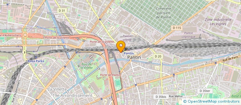 localisation de l'entreprise NOMADS HELP  PANTIN