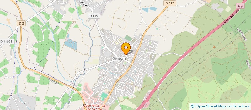 localisation de l'entreprise NOMADSAN  GIGEAN