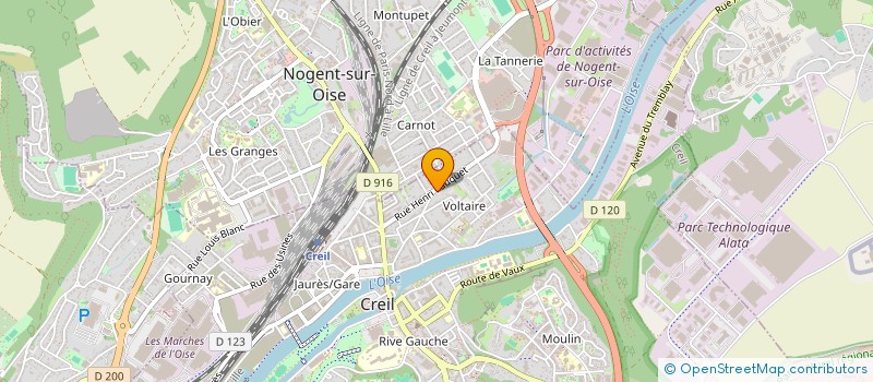 localisation de l'entreprise NOMAN  CREIL