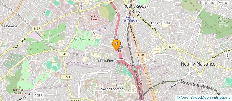 localisation de l'entreprise NOMAN SARL à MONTREUIL