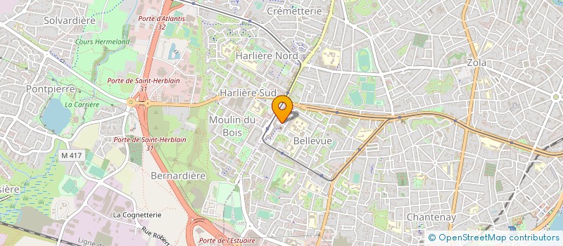 localisation de l'entreprise NOMANE POLYSERVICES INFORMATIQUES à NANTES