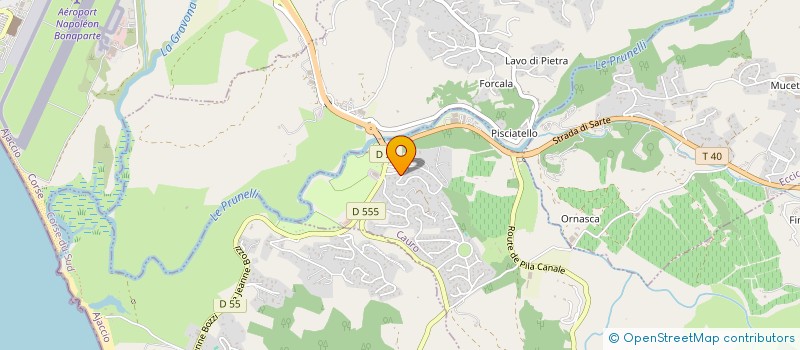 localisation de l'entreprise NOMARY à CAURO