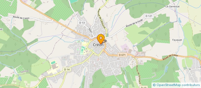 localisation de l'entreprise NOMASAV  CREON