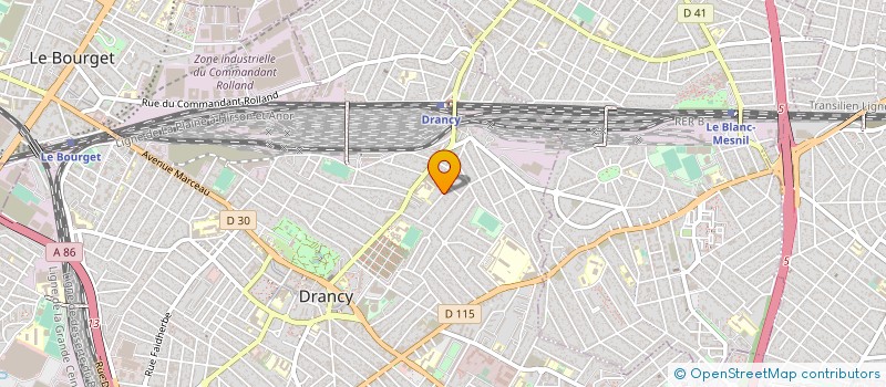 localisation de l'entreprise NOMAX à DRANCY