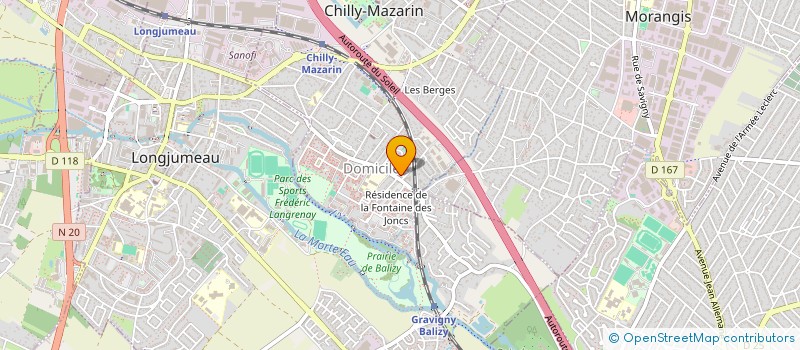 localisation de l'entreprise NOMAYA  CHILLY-MAZARIN