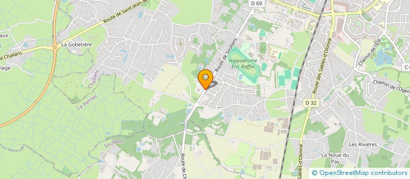 localisation de l'entreprise NOMBALAIS GROUPE à CHALLANS