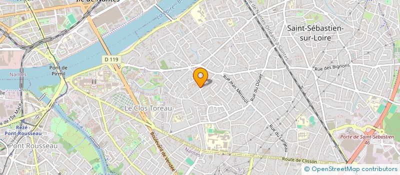 localisation de l'entreprise NOMBALLAIS INVEST à SAINT-SEBASTIEN-SUR-LOIRE