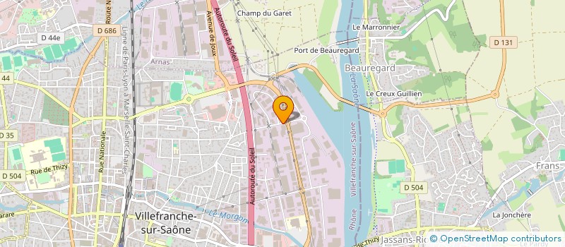 localisation de l'entreprise NOMBLOT FRERES à VILLEFRANCHE-SUR-SAONE