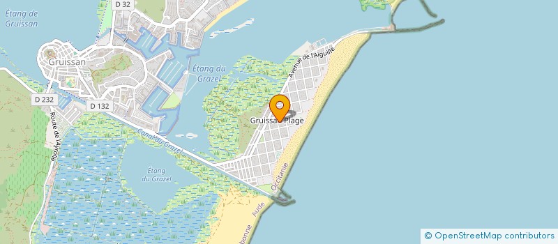 localisation de l'entreprise NOMEGOBEACH à GRUISSAN