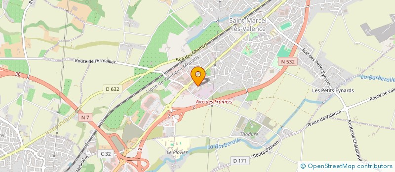 localisation de l'entreprise NOMENALAI  SAINT-MARCEL-LES-VALENCE