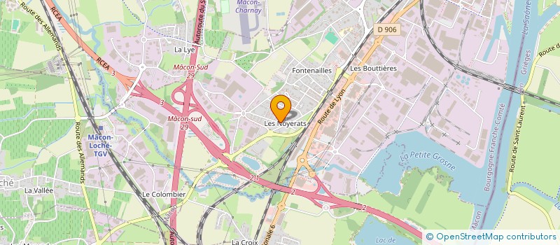 localisation de l'entreprise NOMENVI  MACON