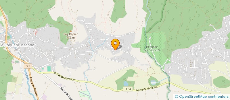 localisation de l'entreprise NOMEPAU  LA ROQUEBRUSSANNE