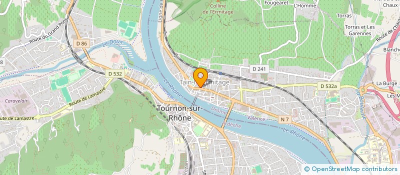 localisation de l'entreprise NOMERCAD  TAIN-L'HERMITAGE