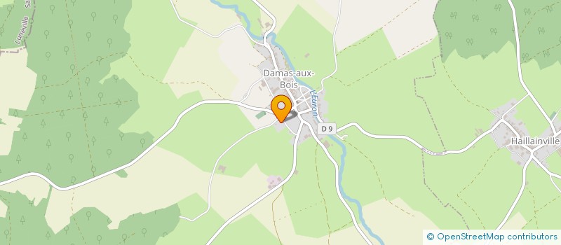 localisation de l'entreprise NOMEX RAYONNAGES à DAMAS-AUX-BOIS