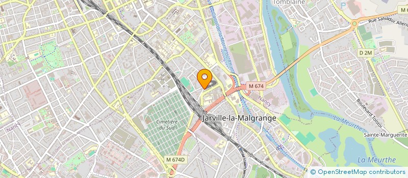 localisation de l'entreprise NOMEZO  NANCY