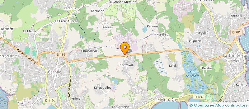 localisation de l'entreprise NOMIGU  CARNAC