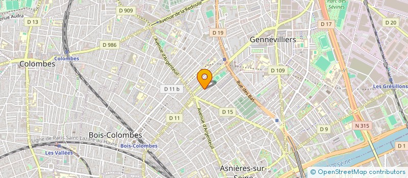 localisation de l'entreprise NOMIN à ASNIERES-SUR-SEINE