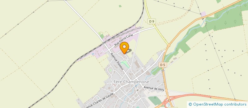 localisation de l'entreprise NOMINE  FERE-CHAMPENOISE