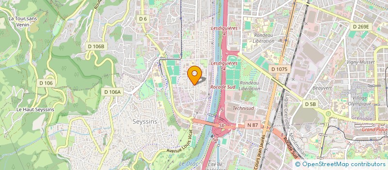 localisation de l'entreprise NOMINOE à SEYSSINS