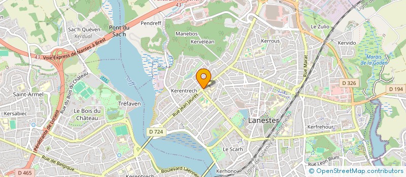 localisation de l'entreprise NOMINOE  LANESTER