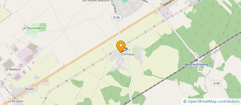 localisation de l'entreprise NOMINOE à MONTIERCHAUME