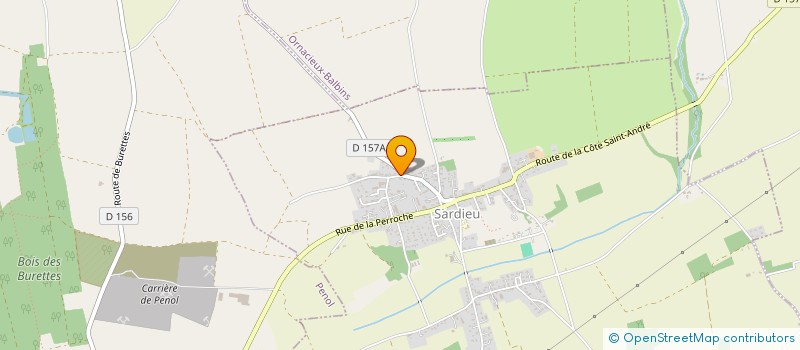 localisation de l'entreprise NOMIS  SARDIEU