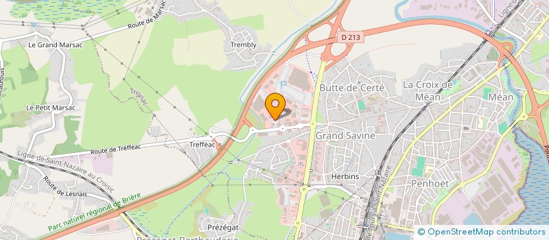 localisation de l'entreprise NOMIS à TRIGNAC