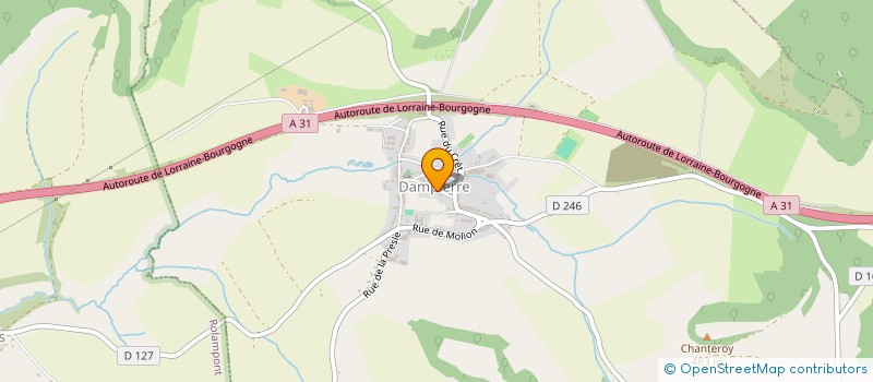 localisation de l'entreprise NOMISAN 52 à DAMPIERRE