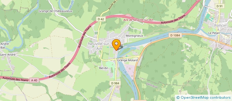 localisation de l'entreprise NOMME  NEUVILLE-SUR-AIN