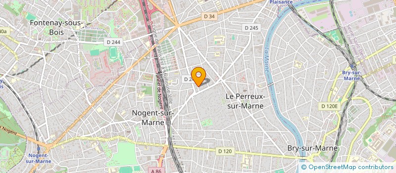 localisation de l'entreprise NOMOS 2 à LE PERREUX-SUR-MARNE
