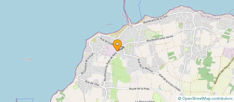 localisation de l'entreprise NOMOS IMMOBILIER à LA PLAINE-SUR-MER