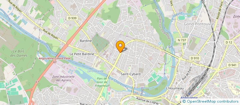 localisation de l'entreprise NOMOUSS à ANGOULEME