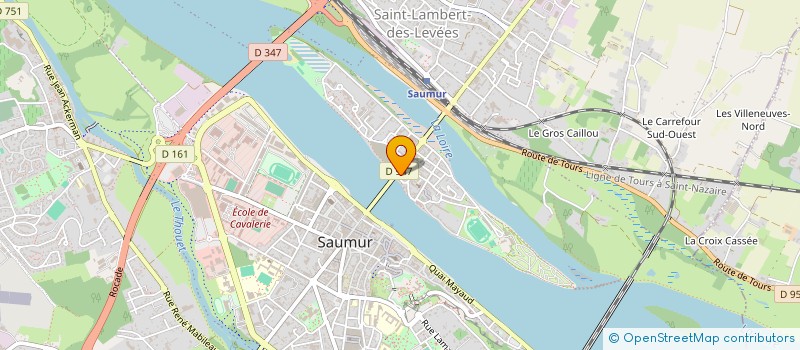 localisation de l'entreprise NOMPAREILLE - PRODUCTIONS à SAUMUR