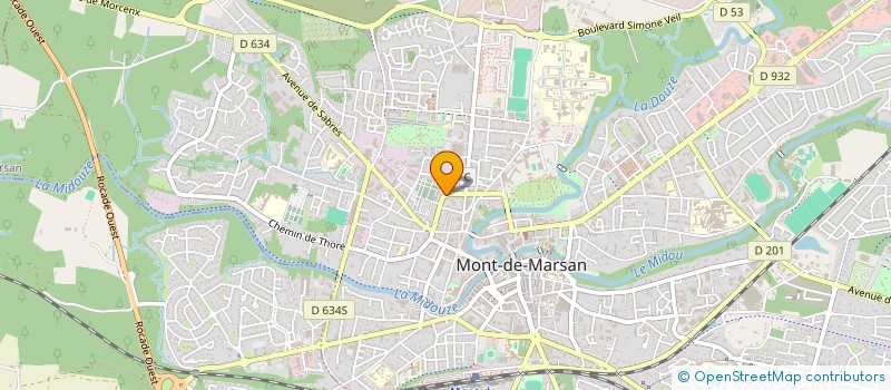 localisation de l'entreprise NOMS D'OISEAUX  MONT-DE-MARSAN