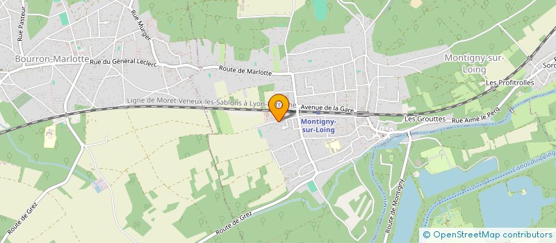 localisation de l'entreprise NOMY'S à MONTIGNY-SUR-LOING